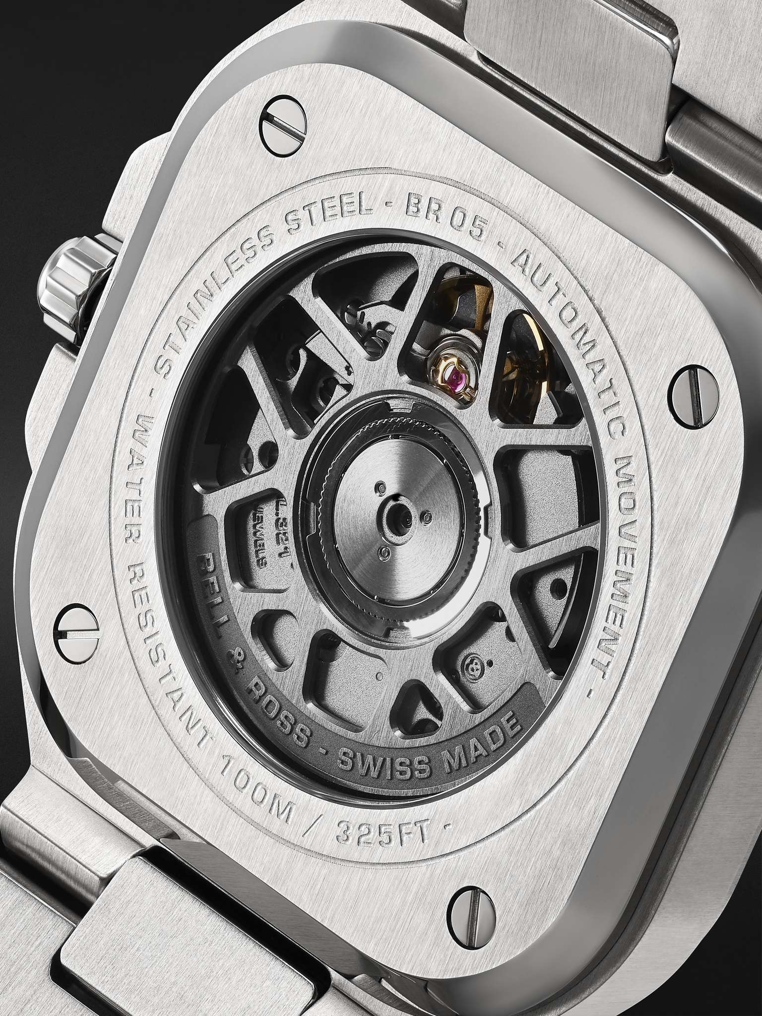 BR 05 Automatic 41mm Stainless Steel Watch, Ref. No. BR05G-PB-ST/SST - 3