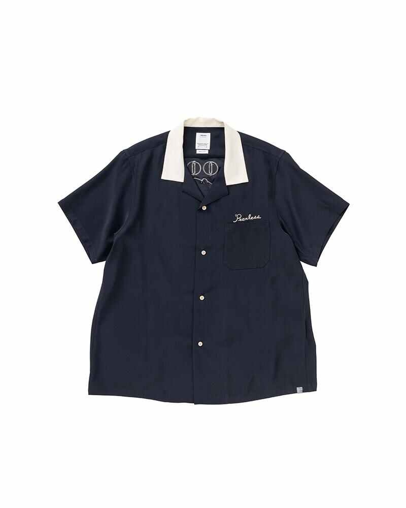 HACKING SHIRT S/S (SILK) NAVY - 1