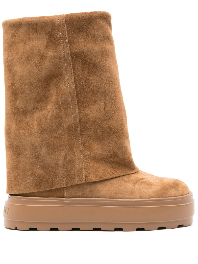 folded-top boots 1
