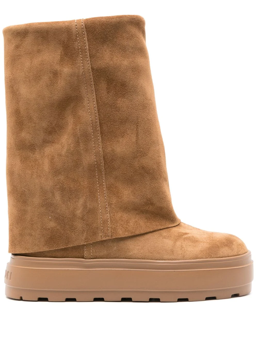 folded-top boots - 1