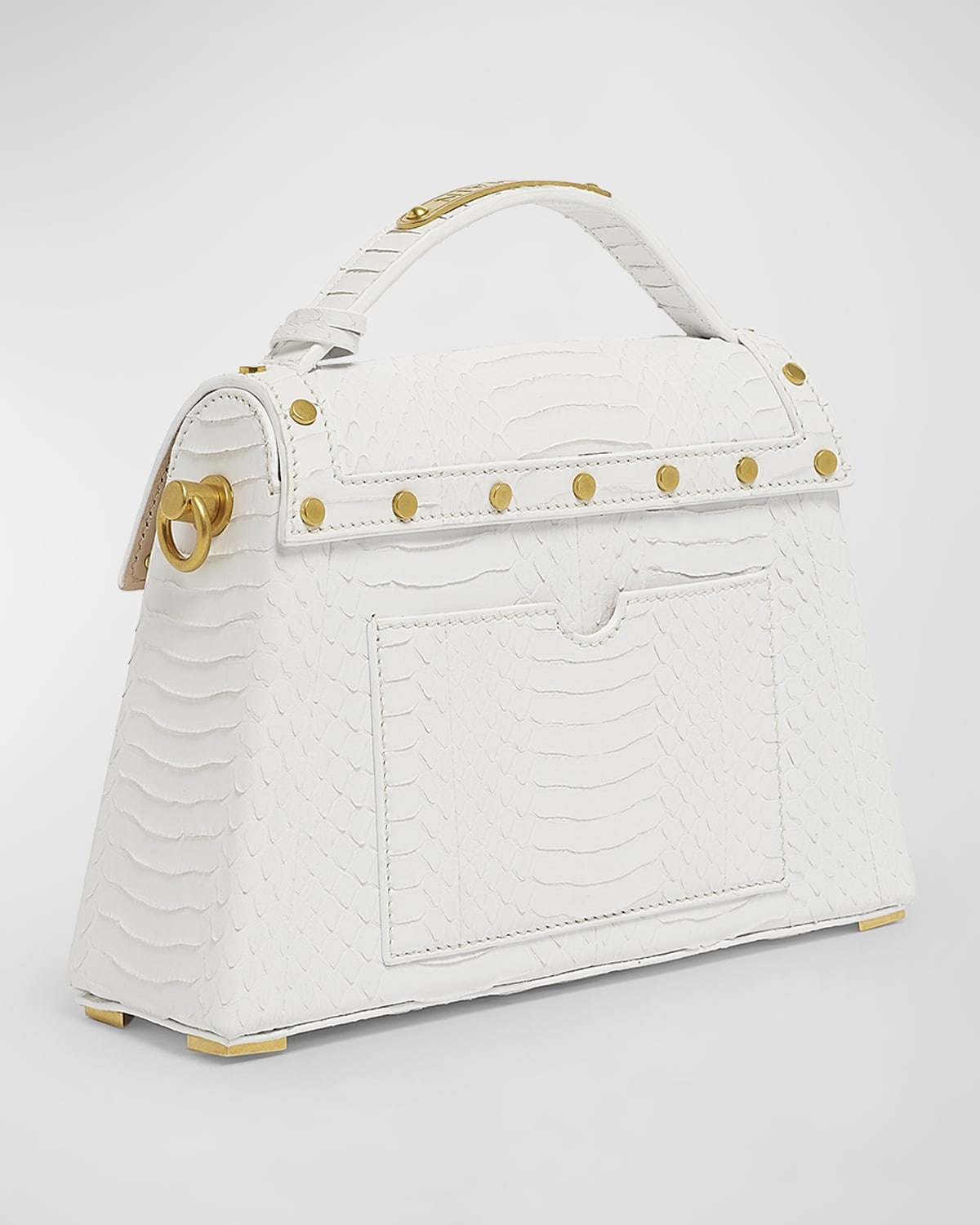 BBuzz Dynasty Top-Handle Bag in Snakeskin - 6