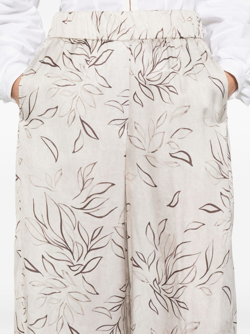 floral-print palazzo pants 5