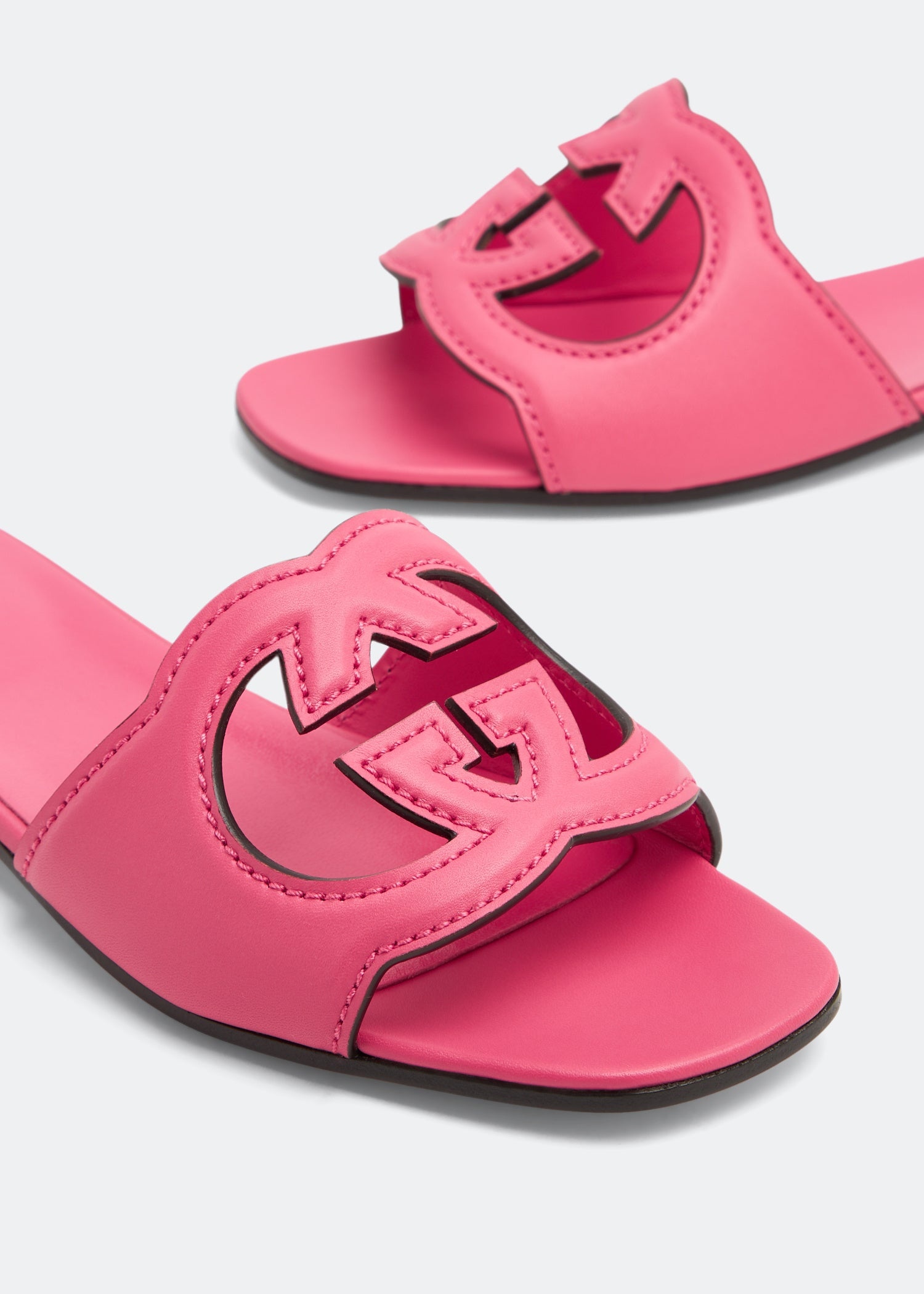 Gucci Interlocking G Slide Sandals - 3