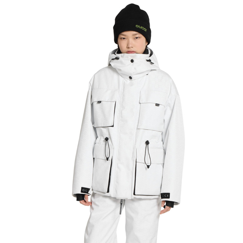 GG technical fabric jacquard jacket 3