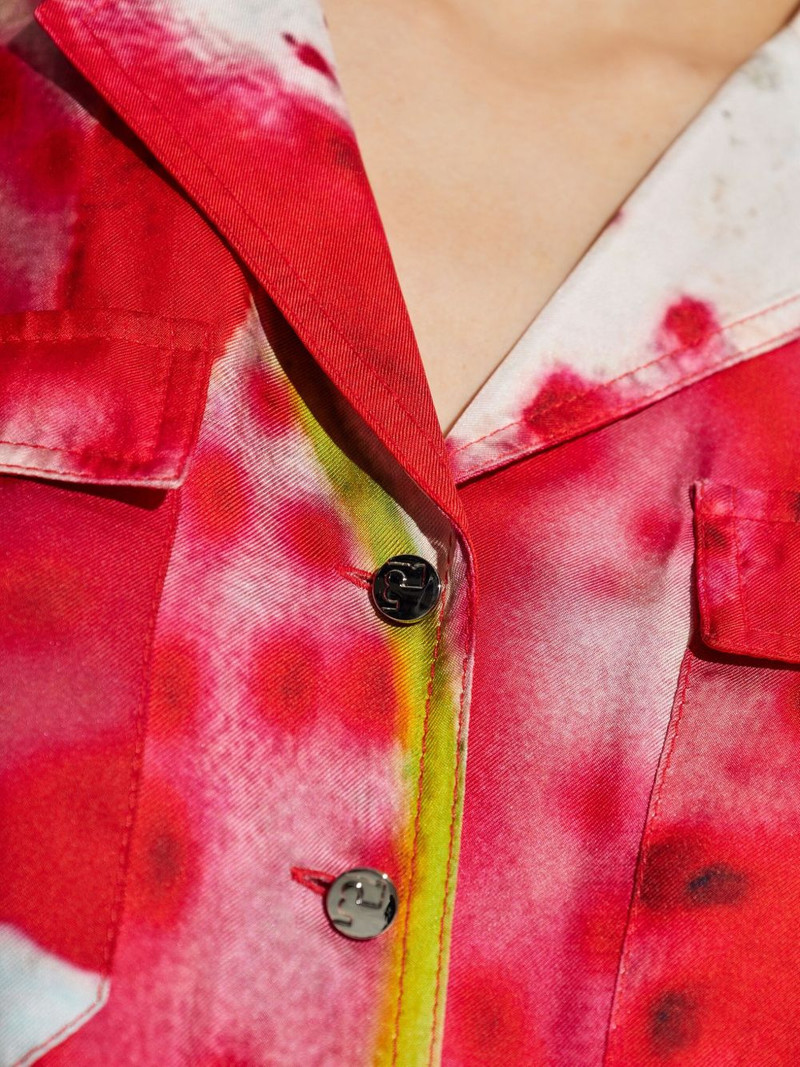 graphic-print midi dress 5