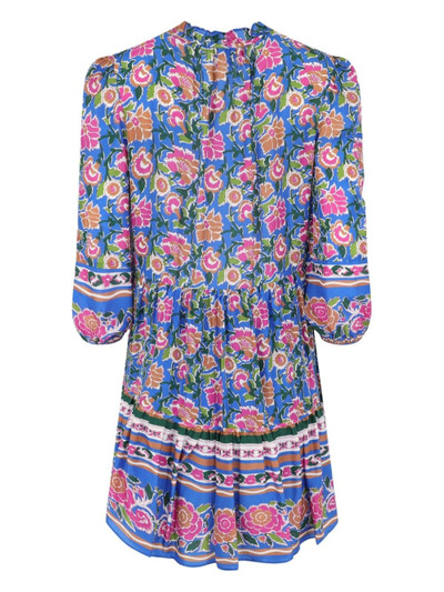 VERONICA BEARD Hawken floral-print silk dress outlook
