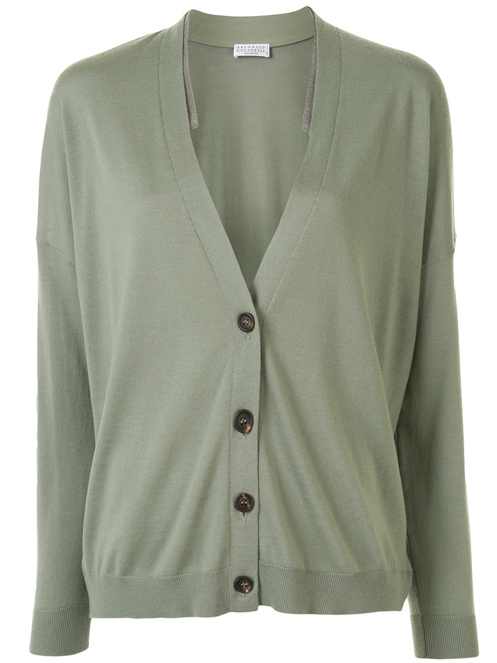 V-neck cardigan - 1