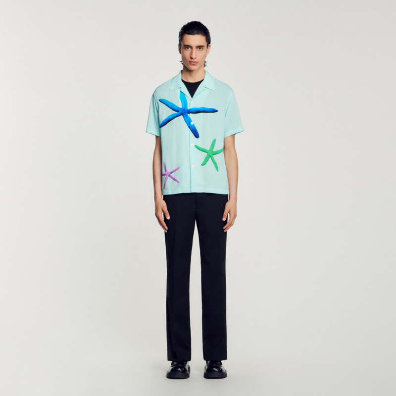 Starfish printed shirt 3