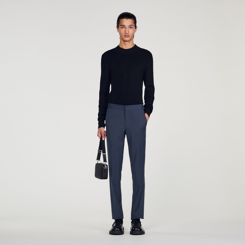 Sandro VIRGIN WOOL PANTS outlook