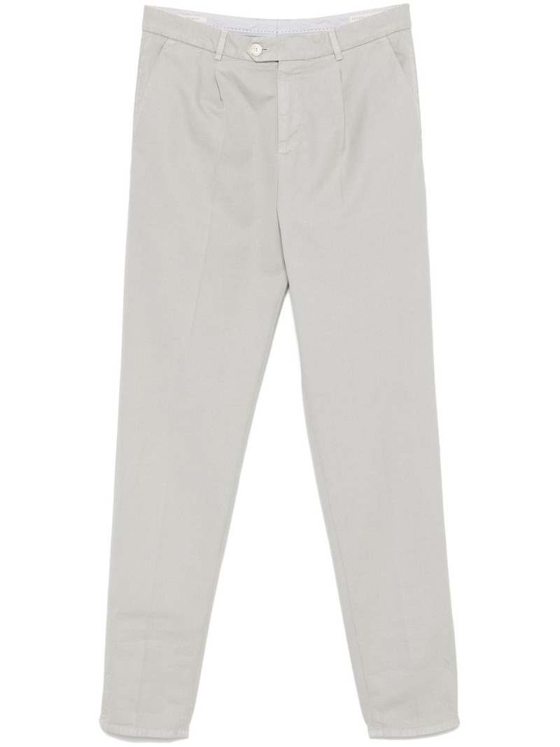 pleat-detail trousers 1