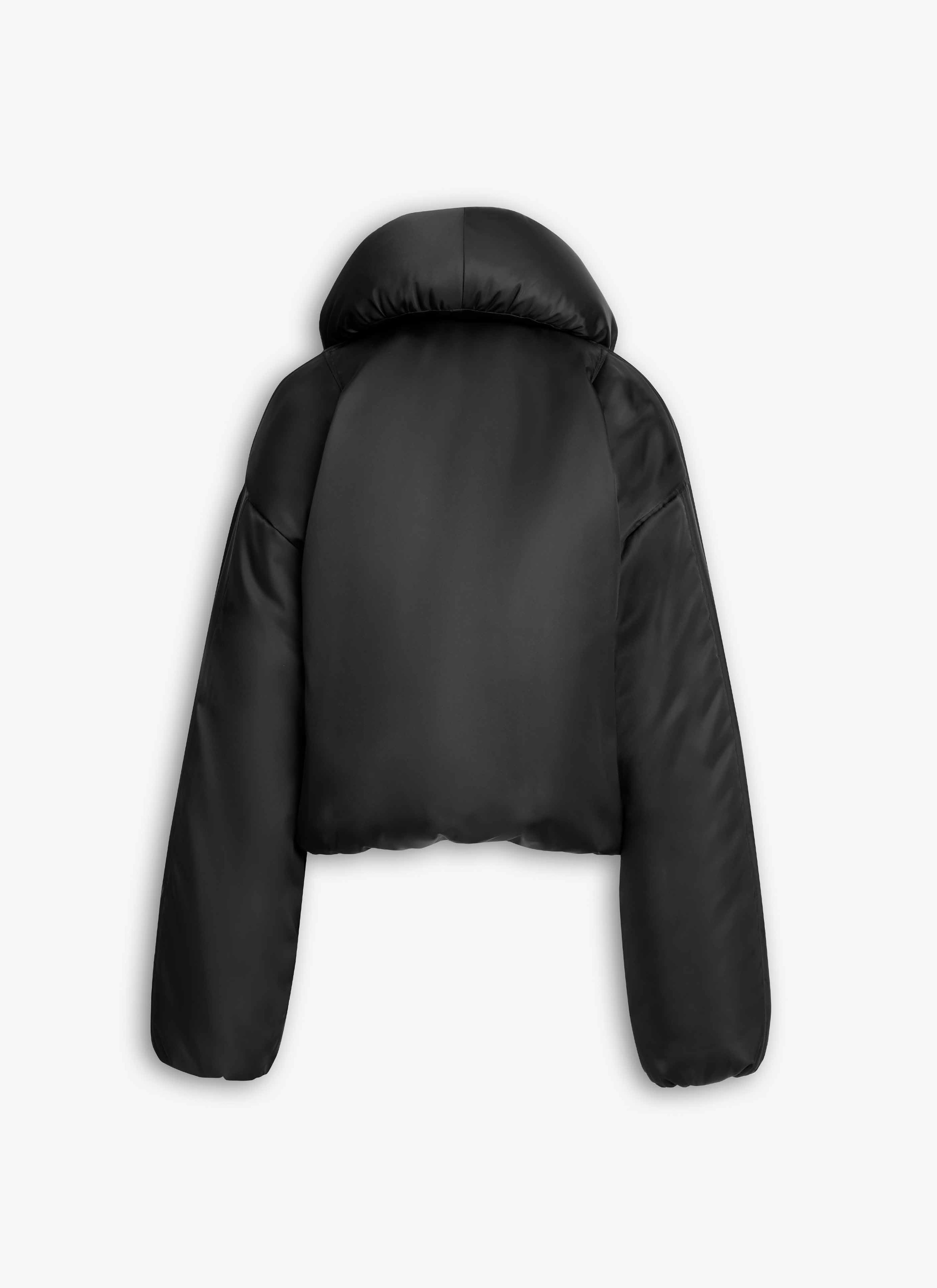 TAFFETA PADDED BOMBER - 4