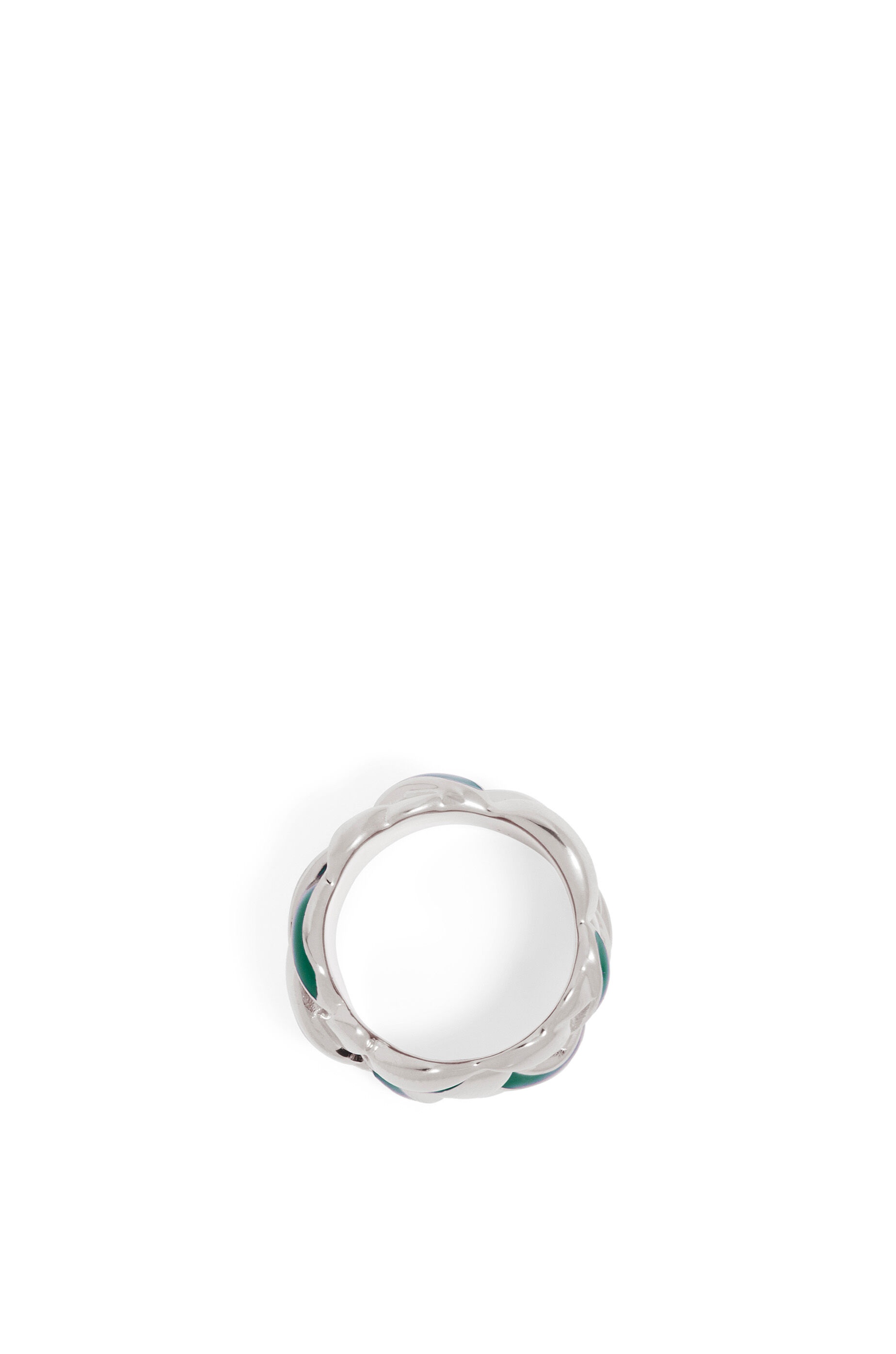 Nest ring in sterling silver and enamel - 2