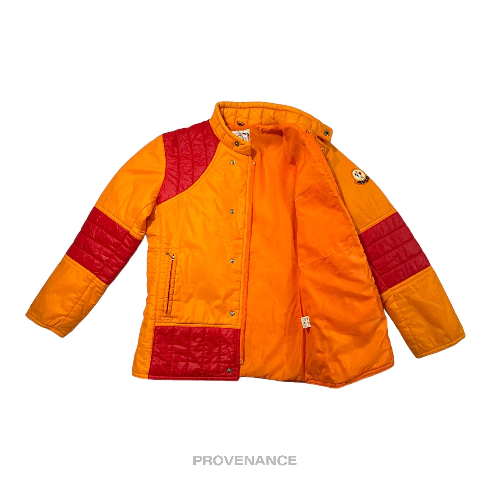 Moncler Light Ski Jacket Coat - Orange/Red - 3