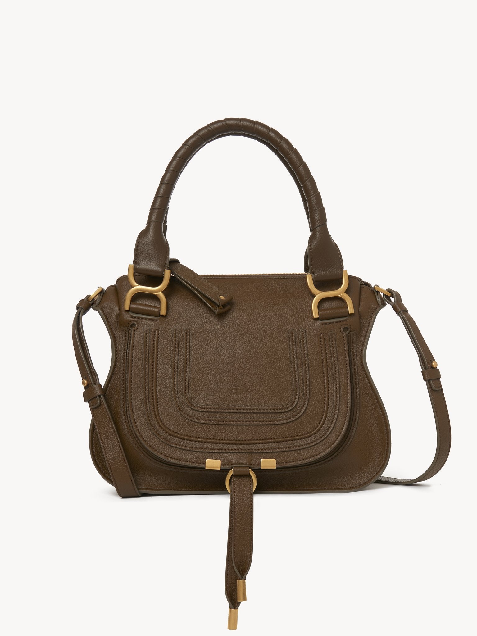 SMALL MARCIE BAG IN GRAINED LEATHER - 1