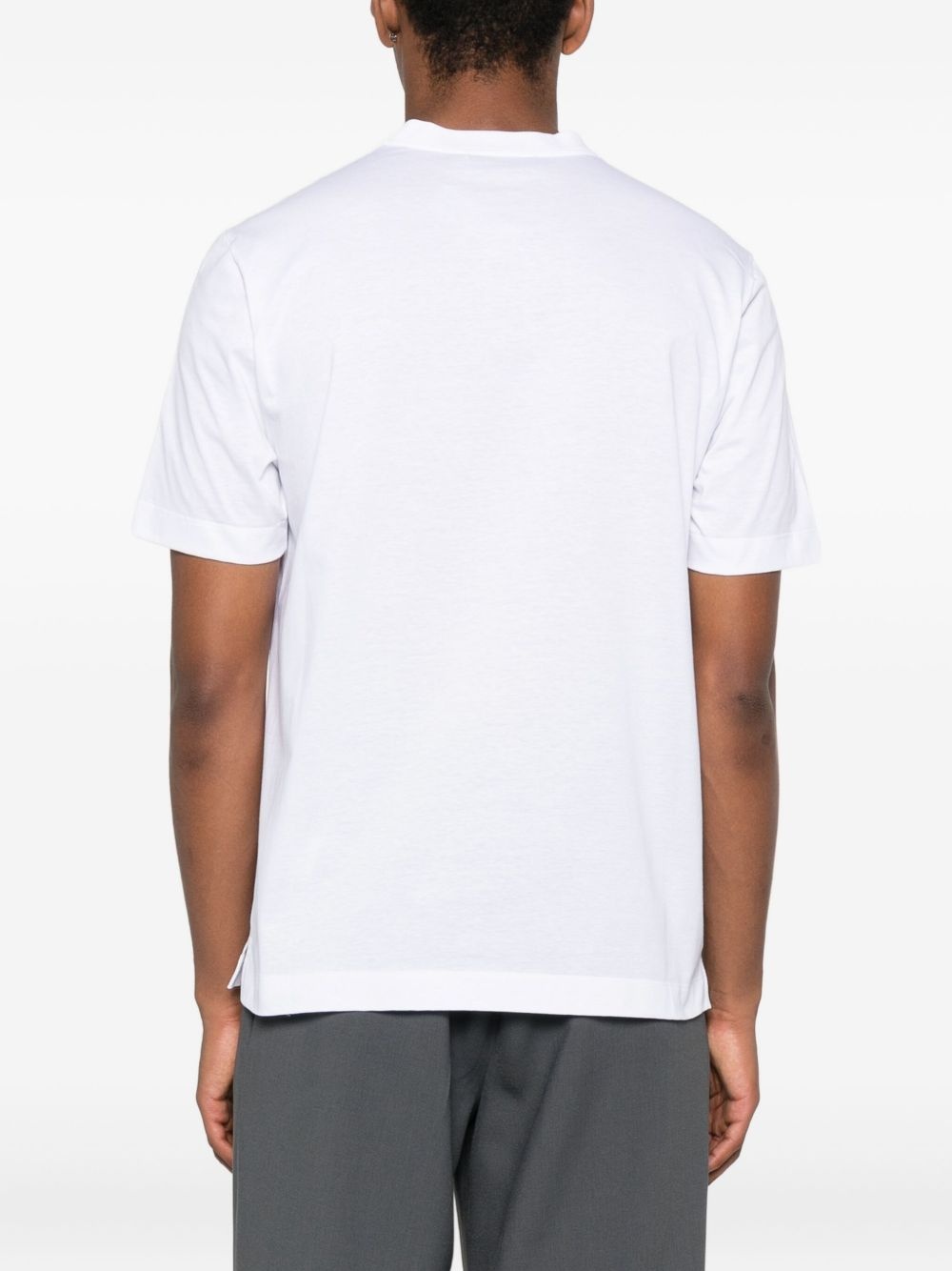 geometric-print T-shirt - 3