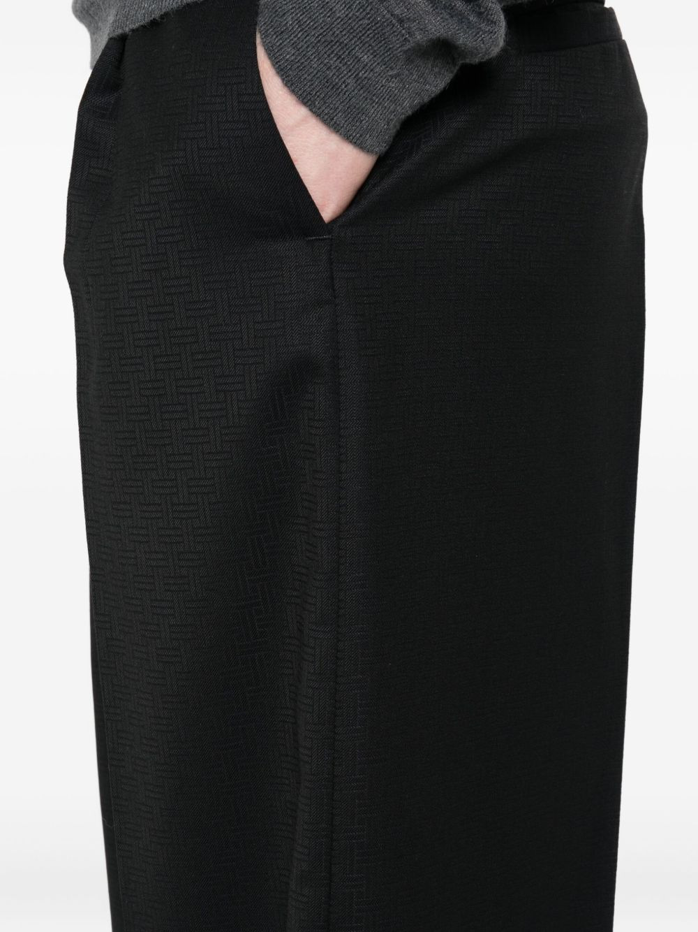 pleat-detail trousers - 5