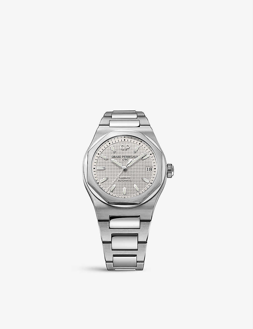 81010-11-131-11A Laureato stainless-steel quartz watch - 1
