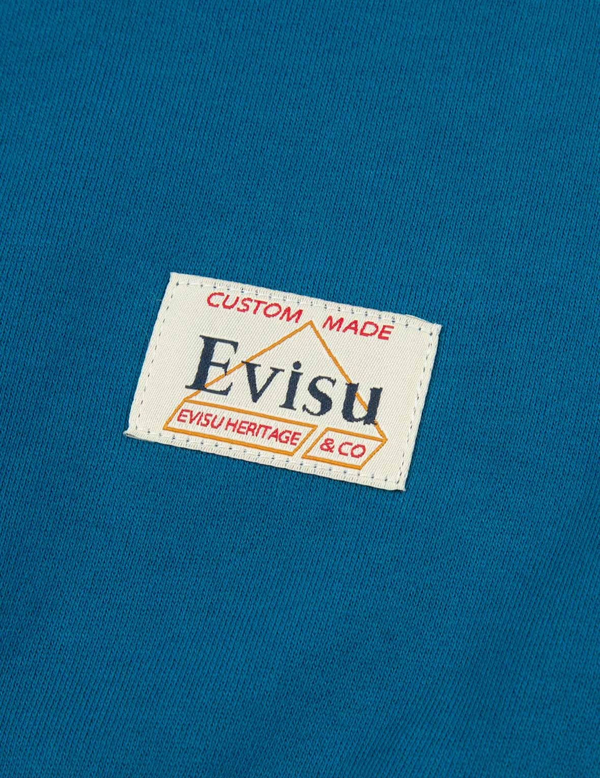 EVISU SQUAD DAICOCK PRINT SWEATSHIRT - 8