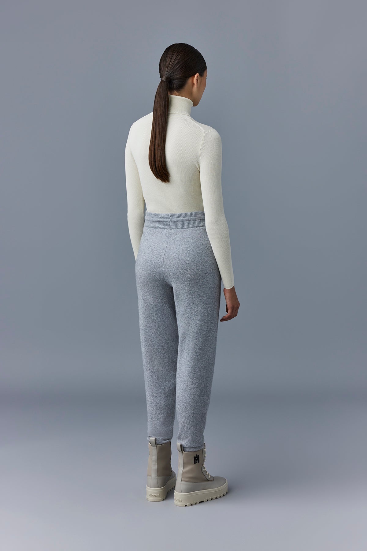 NATHALY Cashmere-blend sweatpants - 3