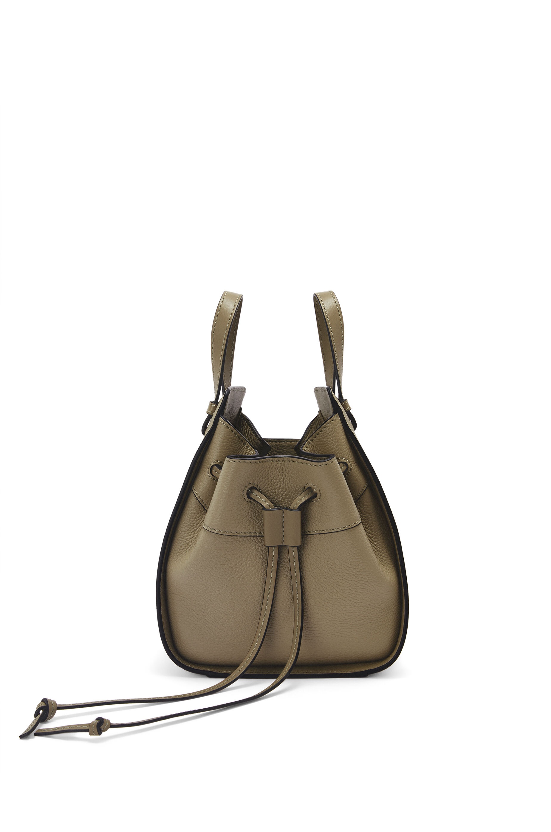 Mini Hammock drawstring in soft grained calfskin - 3