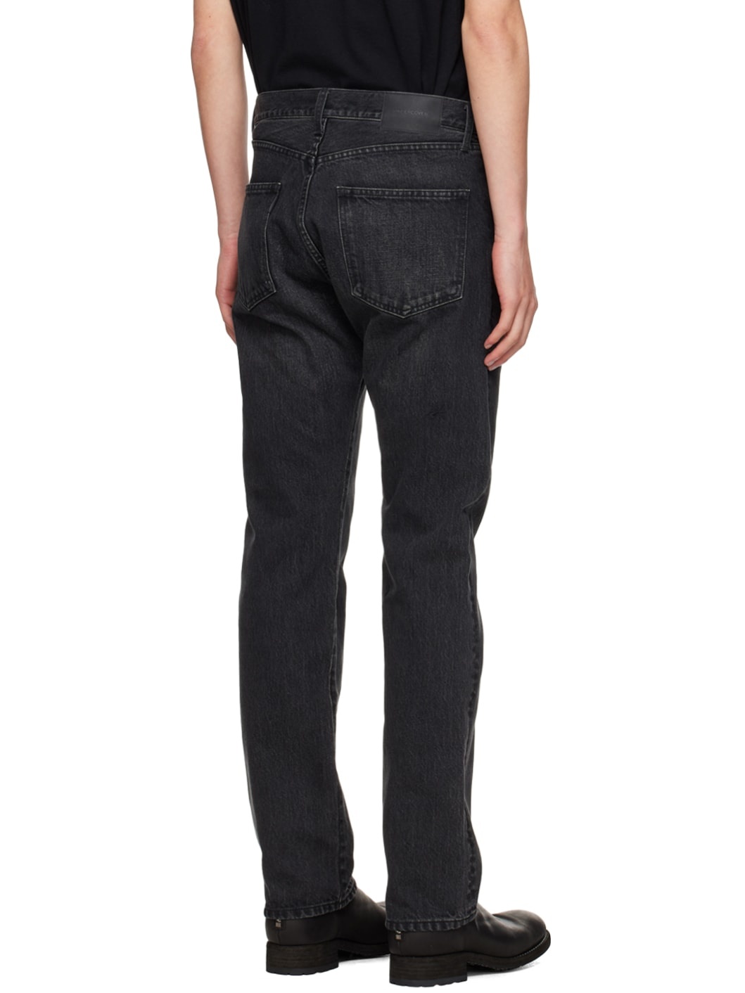 Black Five-Pocket Jeans - 3