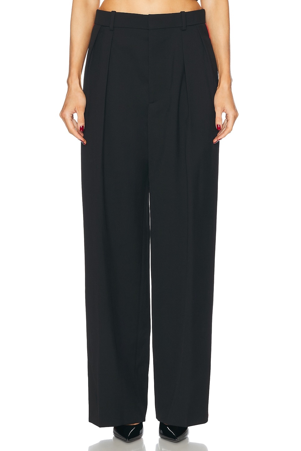 Low Rise Tuxedo Trouser - 2