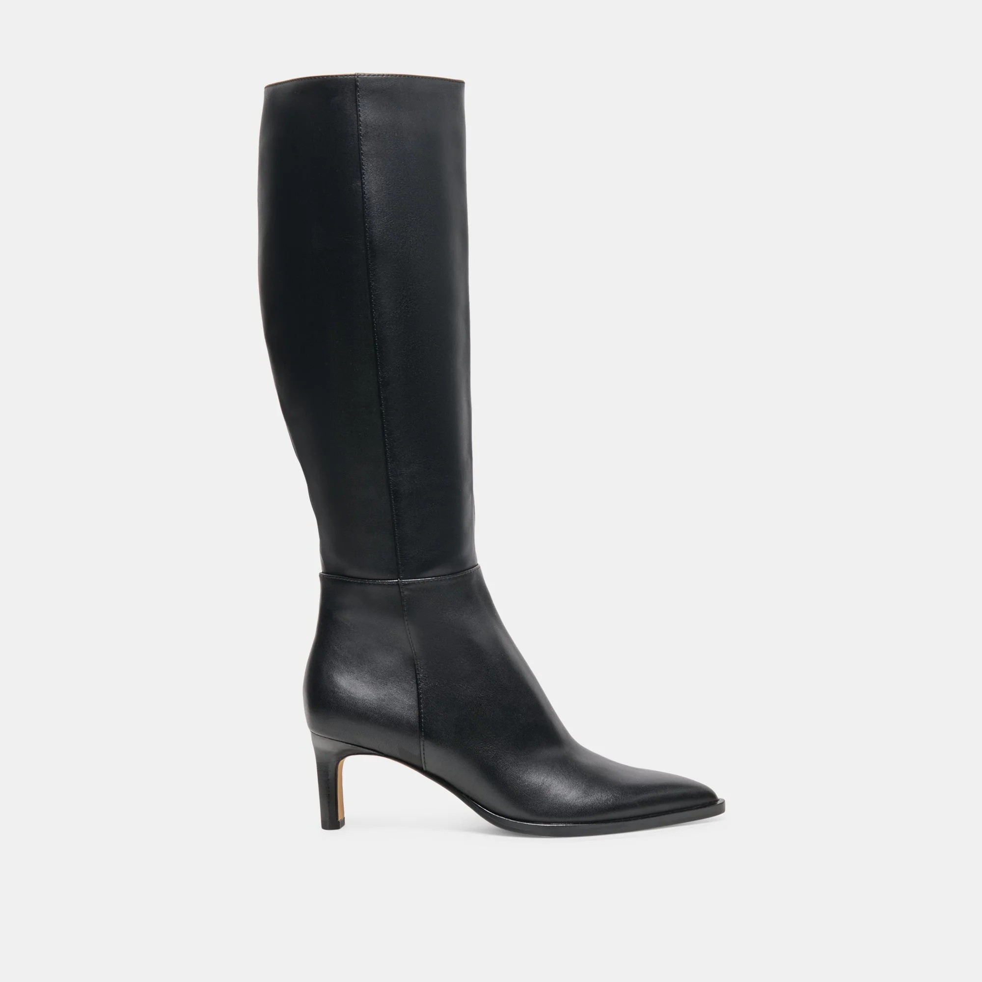ALIMA BOOTS BLACK LEATHER - 1