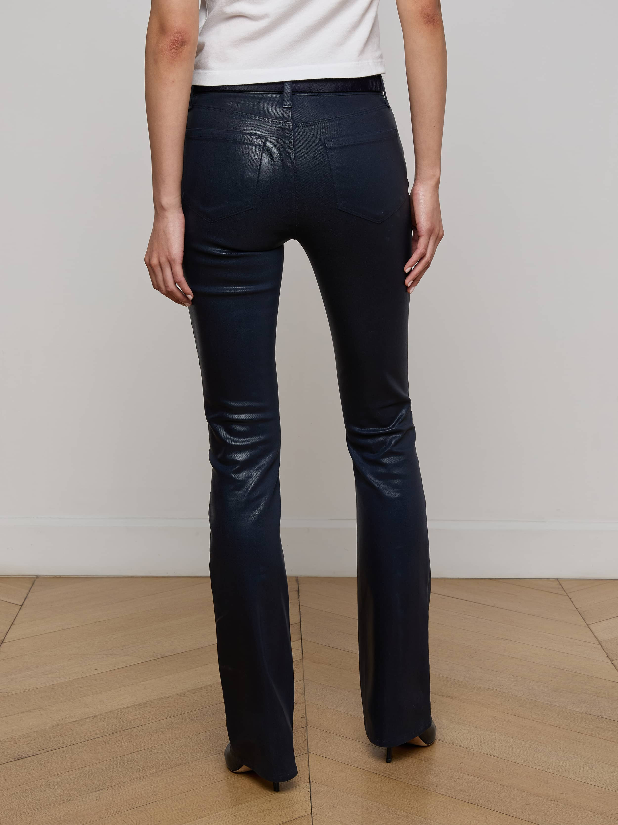 Selma Coated Bootcut Jean - 5