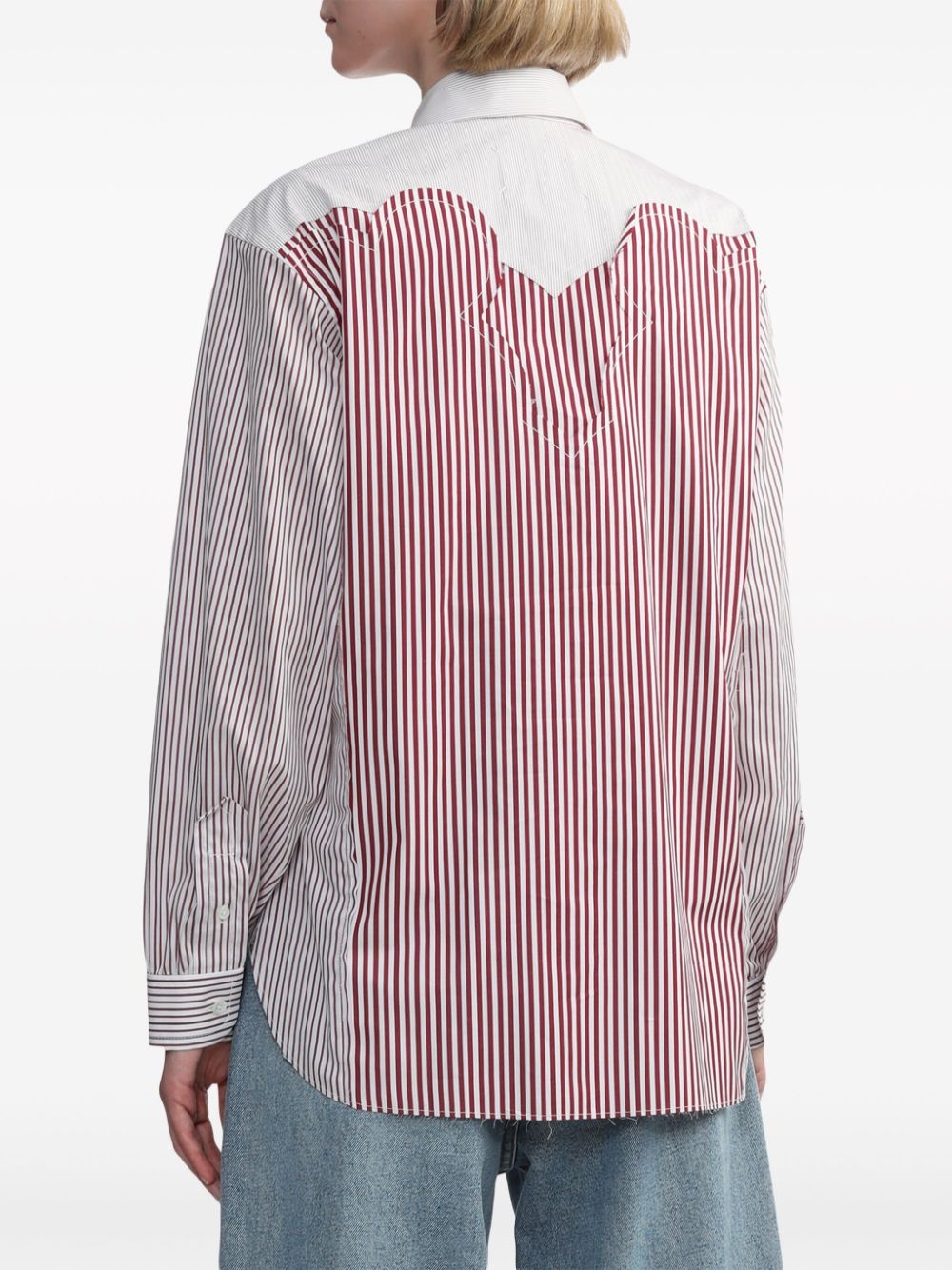 striped cotton shirt - 4