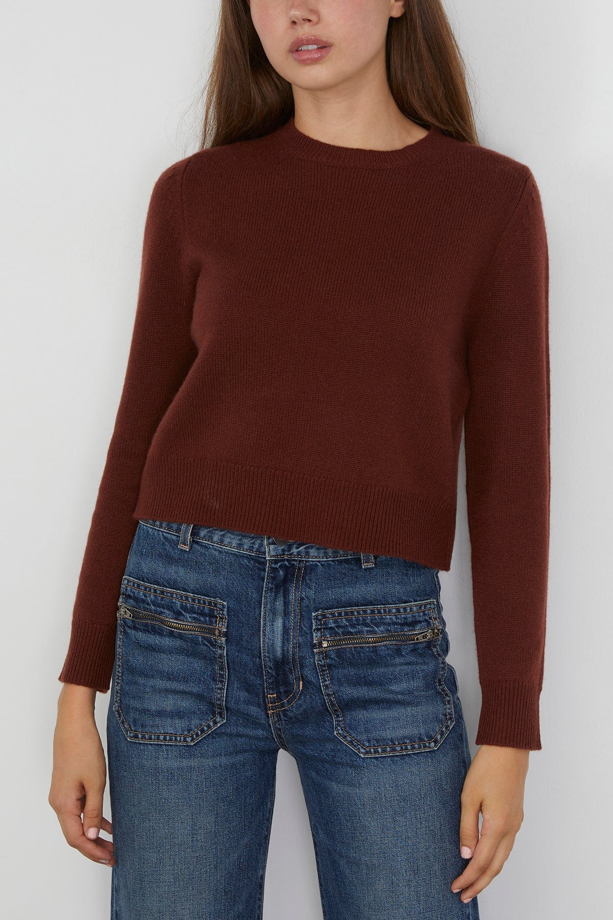 Venus Sweater in Dark Rust - 3