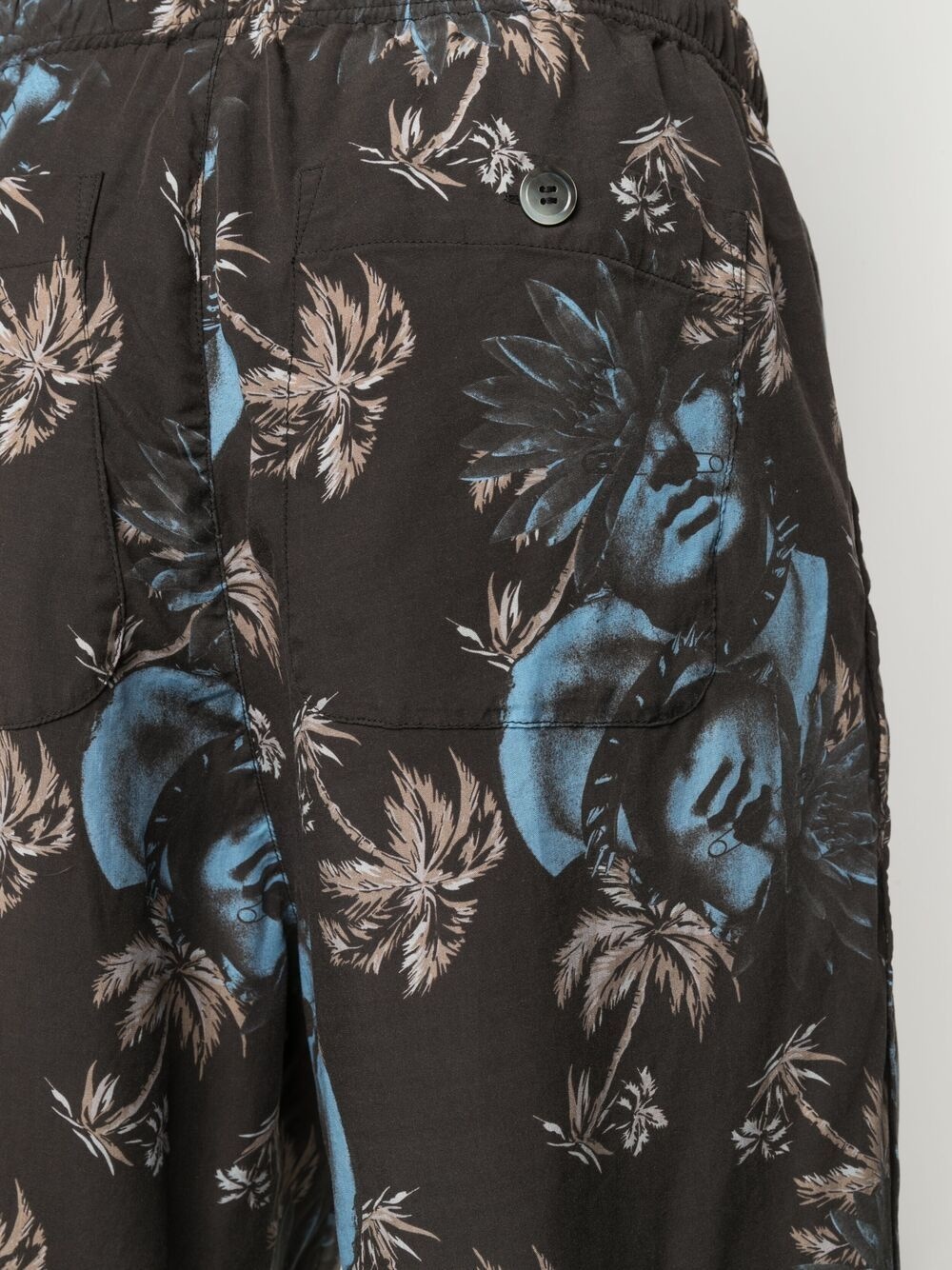 ROSE-PRINT BERMUDA SHORTS - 3