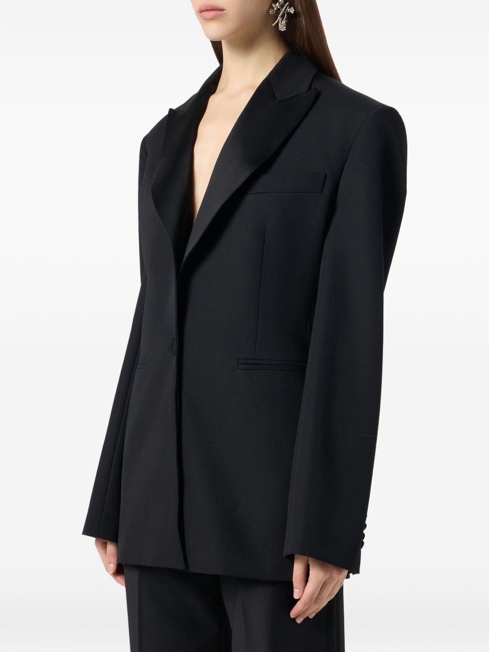 single-breasted blazer - 4