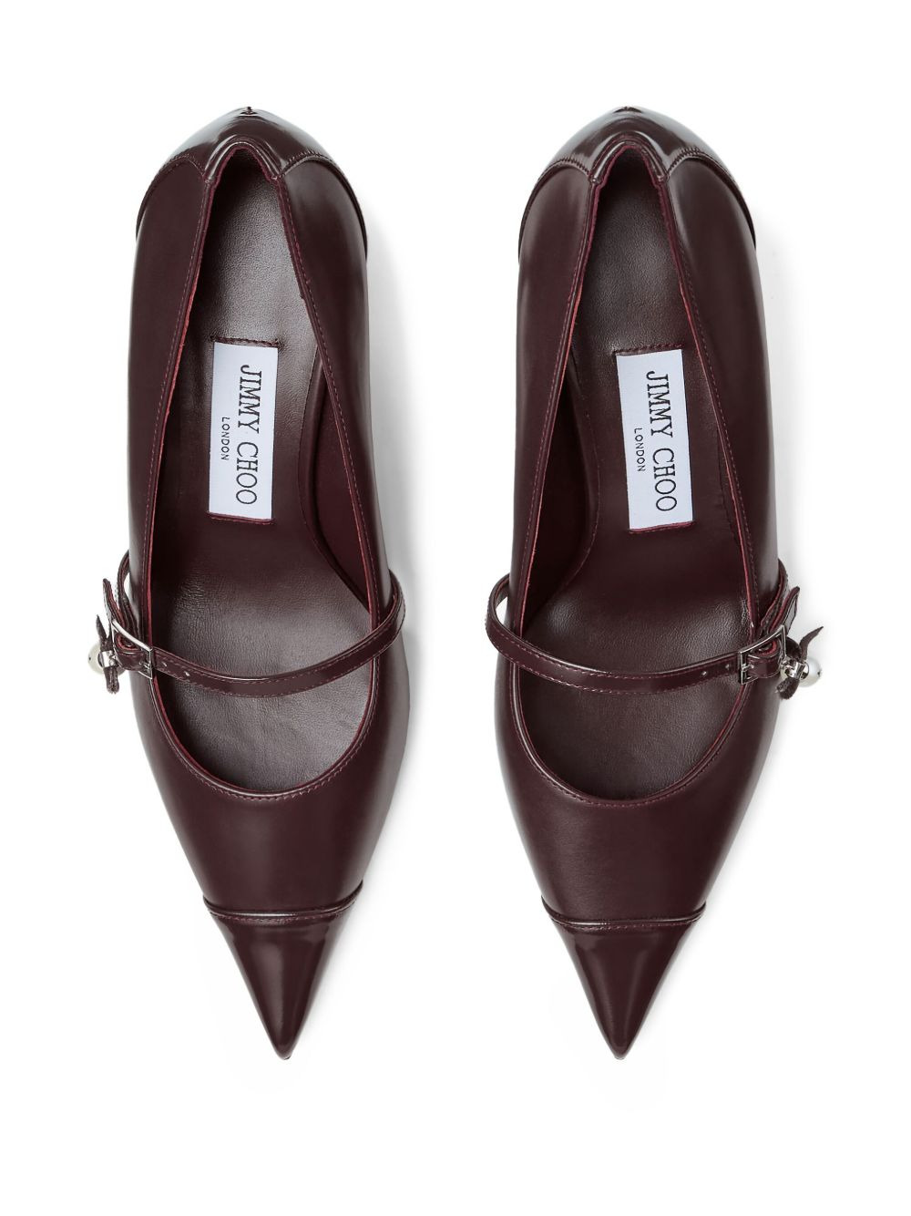 65mm Aren pearl-embellished pointed-toe pumps - 4