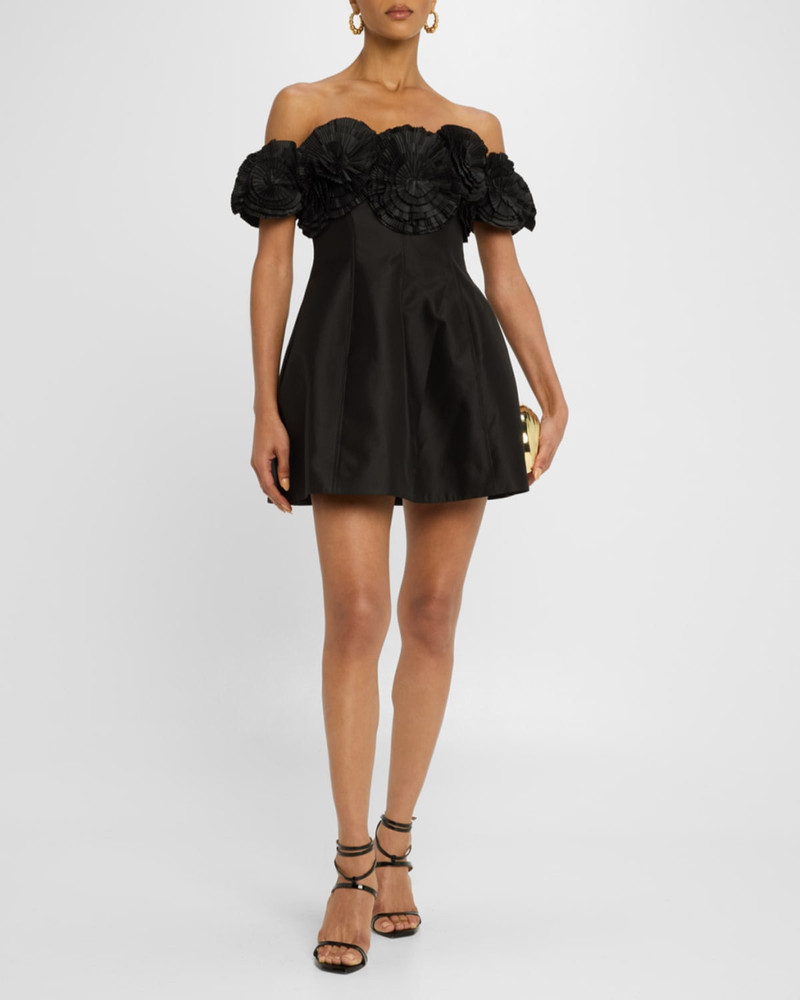 Acler Trusley Off-The-Shoulder Mini Dress outlook