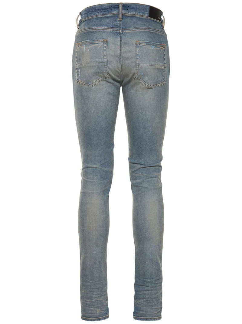 15CM BROKEN TAPERED DENIM JEANS 7