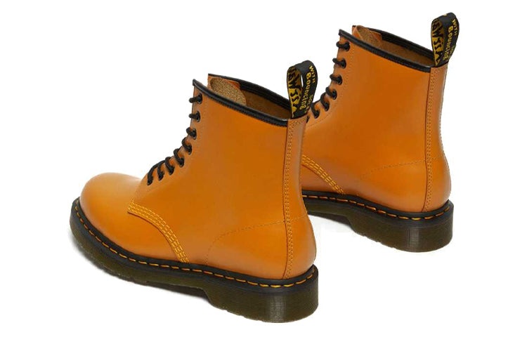 Dr.Martens 1460 Smooth Leather Lace Up Boots 'Orange' 27139804 - 5