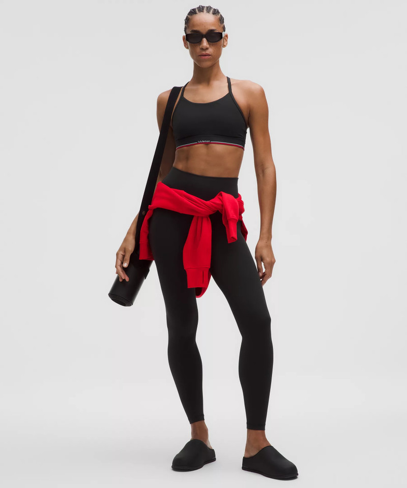 Flow Y Mid-Support Bra Logo *B/C Cup 3