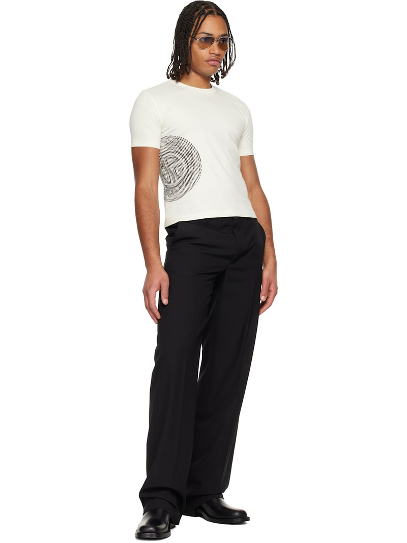 Jean Paul Gaultier Off-White 'The Laurel Stamped' Baby T-shirt outlook