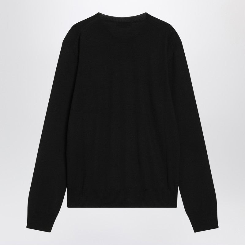 Alexander Mcqueen Sweater Black In Wool Men - 2