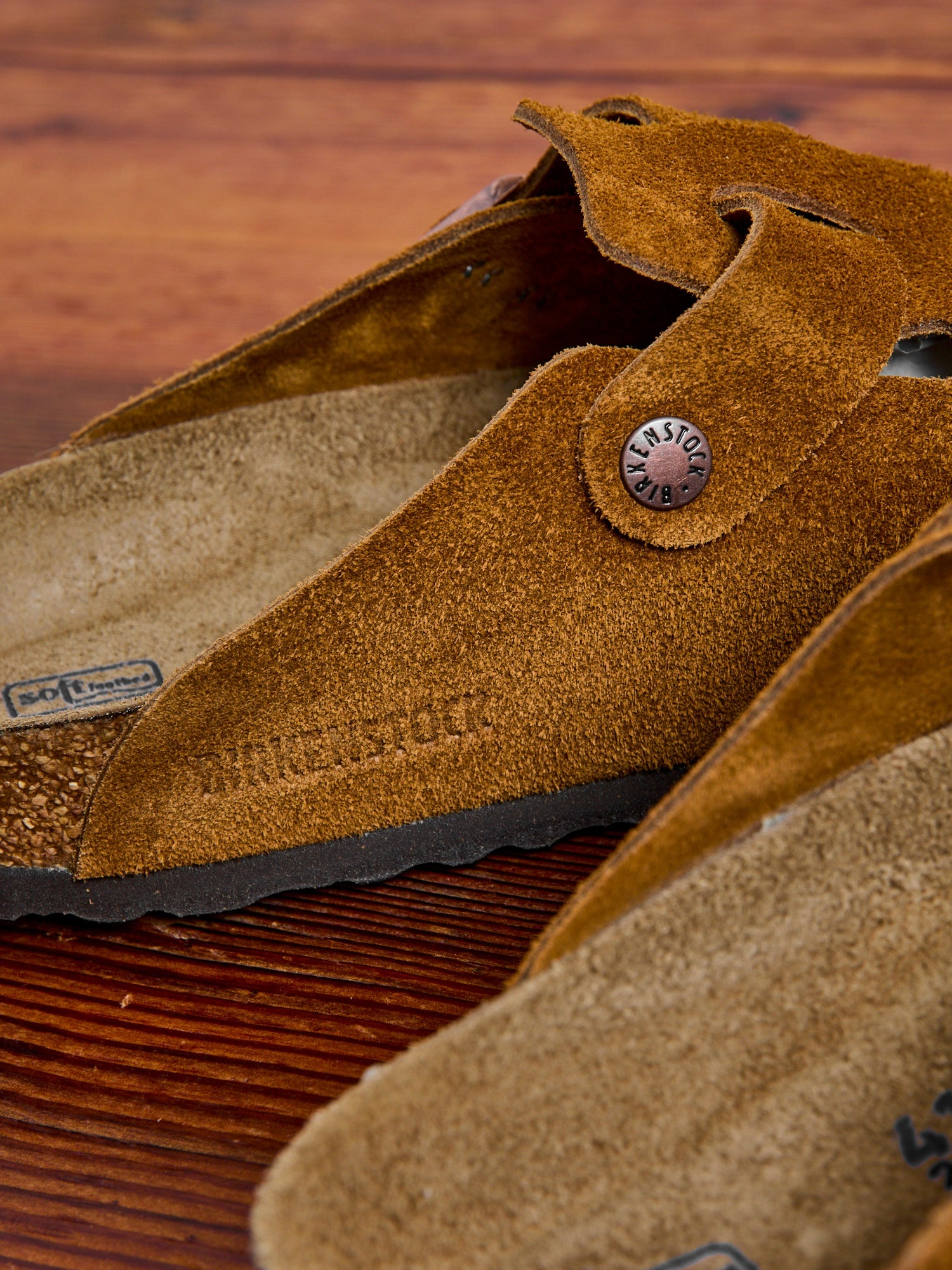 Boston Clog in Suede Mink - 8