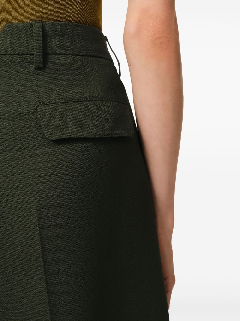 wide-leg bermuda shorts - 5