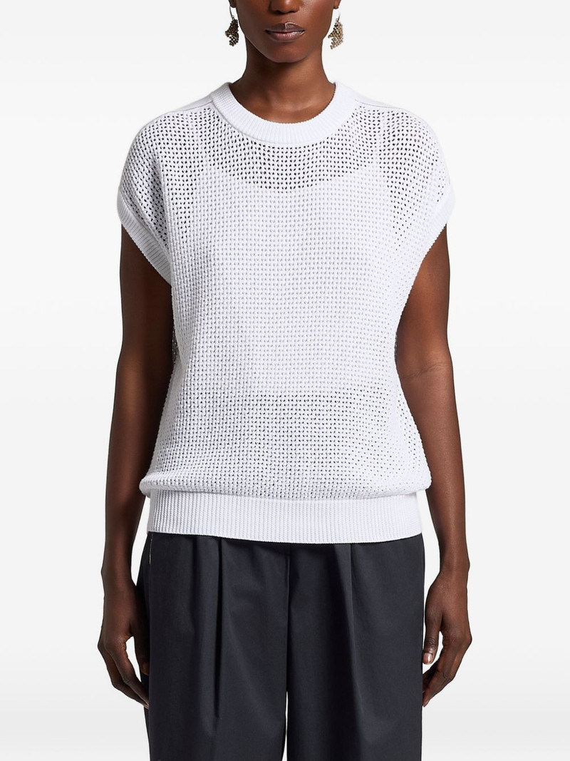 knitted sleeveless knitwear 1
