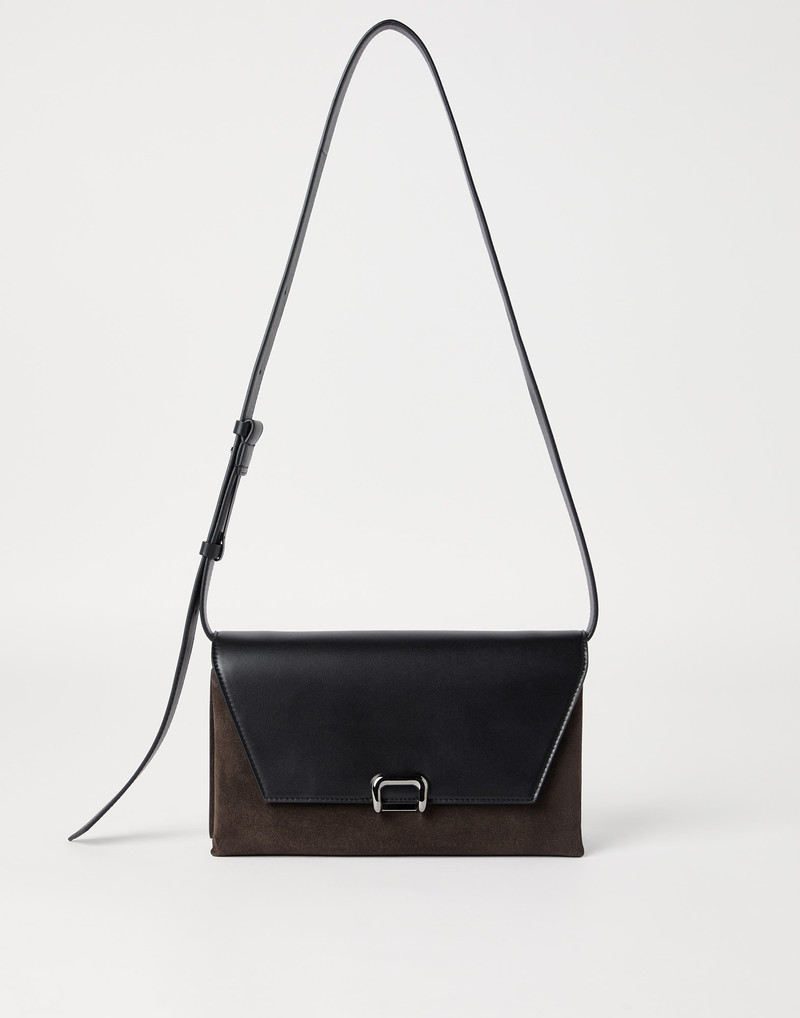 Sartorial bag in suede and calfskin 1