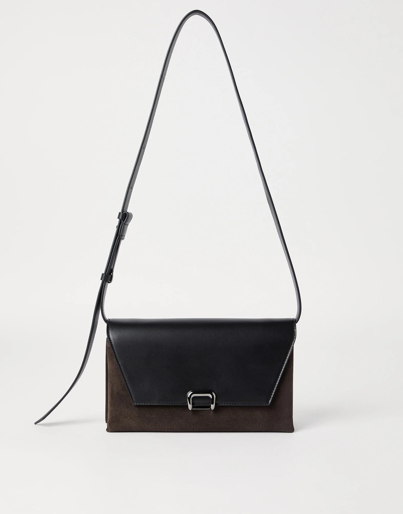Sartorial bag in suede and calfskin - 1