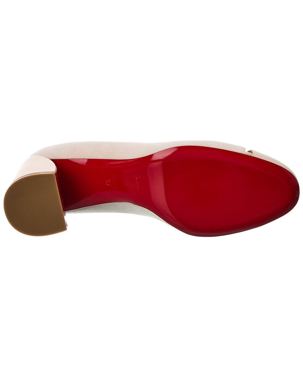 Christian Louboutin Miss Duvette 55 Suede & Leather Pump - 4