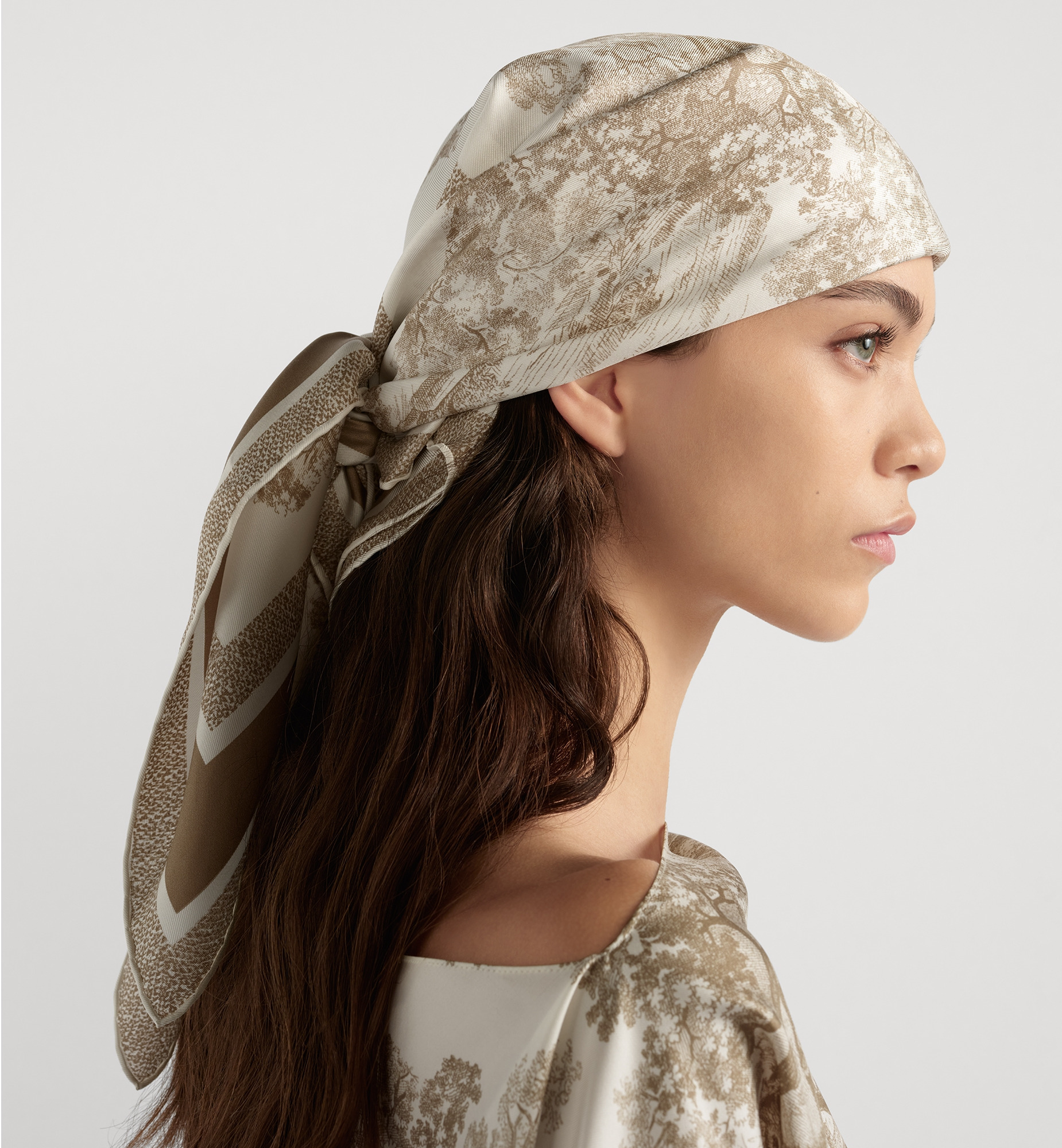Dioriviera Toile de Jouy Sauvage 90 Square Scarf - 3