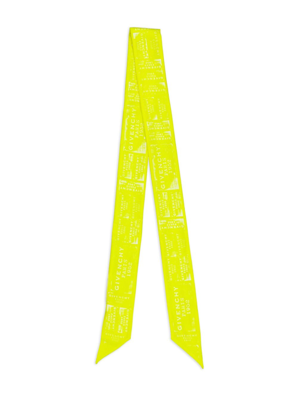 graphic-print silk scarf - 2