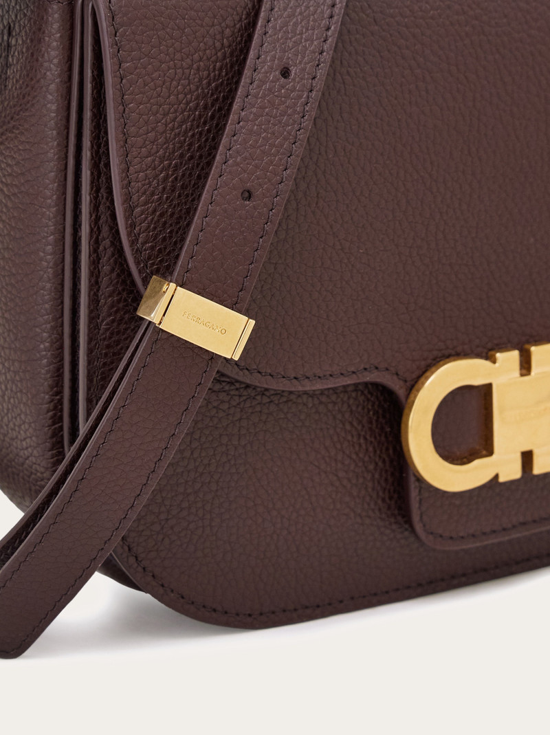 Double Gancini crossbody bag 8