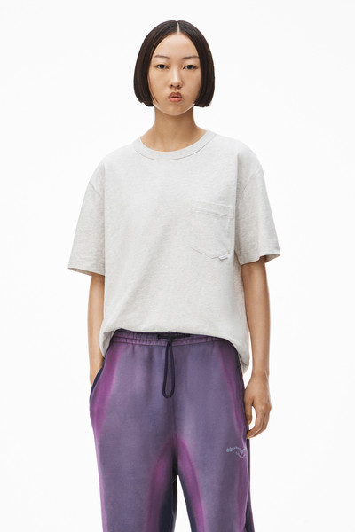 Alexander Wang POCKET TEE IN HIGH TWIST JERSEY outlook