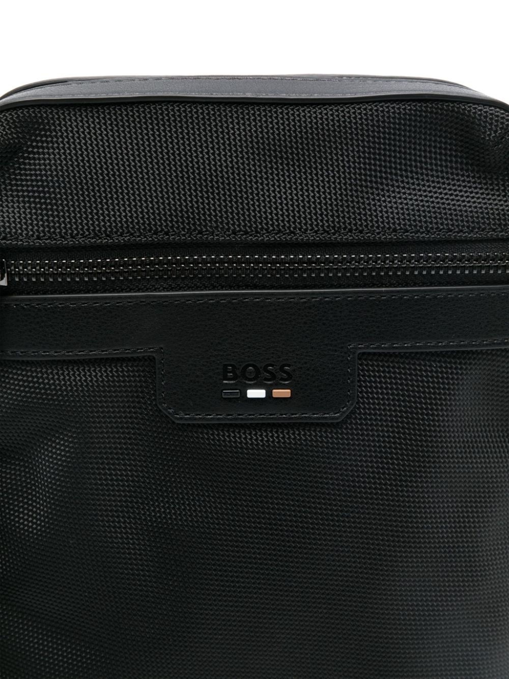 logo-debossed messenger bag - 4